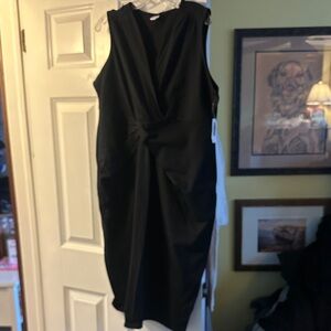Old Navy Black Midi Dress